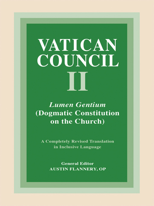 Title details for Lumen Gentium by Austin  Flannery - Available